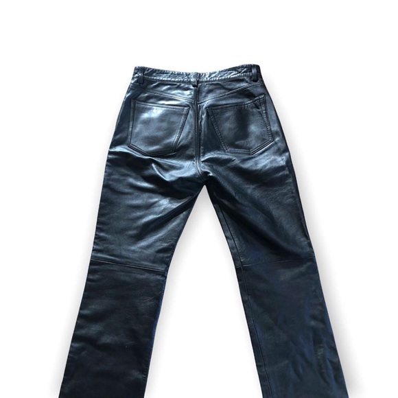 Y2k vintage black leather pants by Gap - Picture 4 of 4